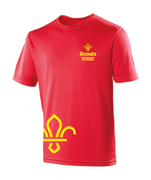 11th Nuneaton Scouts unisex Tech sports T-shirt | Huk Group Nuneaton