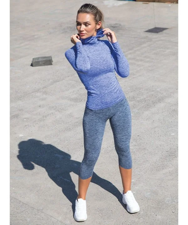 Women's seamless cropped leggings