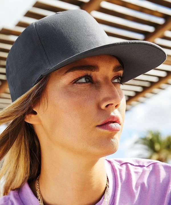 5-panel snapback rapper cap
