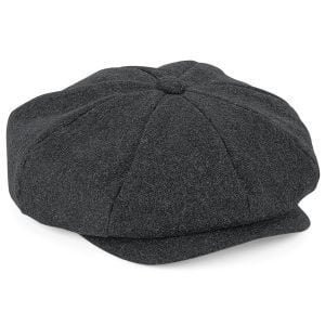 Melton wool baker boy cap