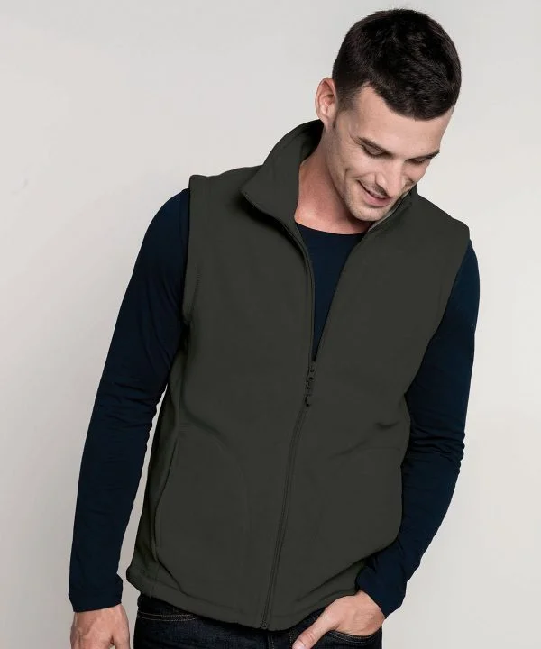 Luca zip-through microfleece gilet