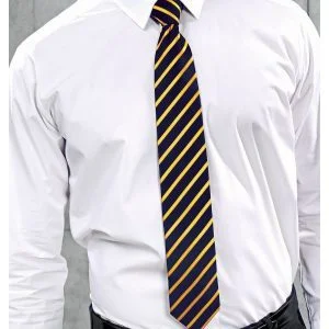 Sports stripe tie