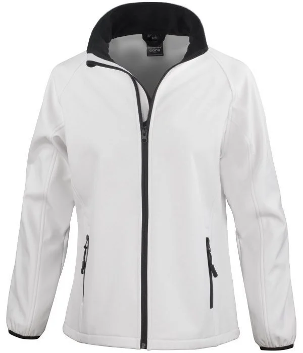 Women's Core printable softshell jacket