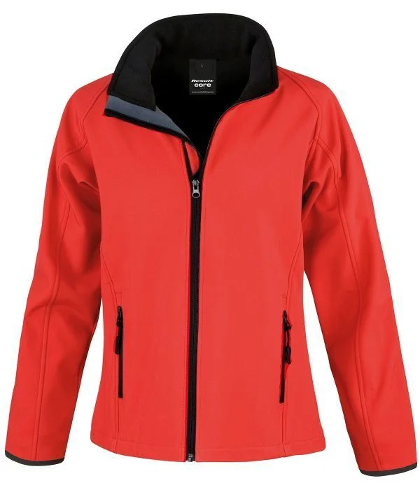 Women's Core printable softshell jacket