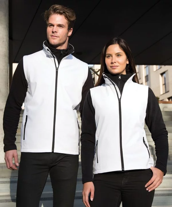 Women's printable softshell bodywarmer